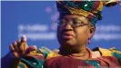  ??  ?? Seit Kurzem an der Spitze der WTO - Ngozi Okonjo-Iweala