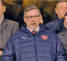  ??  ?? Craig Levein, 54 anni il prossimo 22 ottobre, tecnico degli Hearts