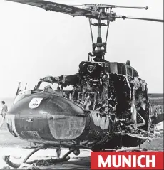  ??  ?? MUNICH Failed escape: Aftermath of 1972’s Olympics killings