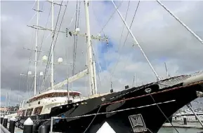  ?? JACKSON THOMAS/STUFF ?? One of the world’s largest super yachts Eos berthed in Westhaven Marina.