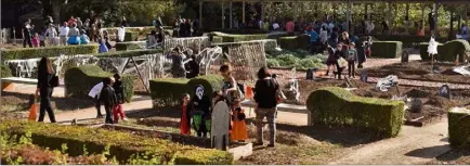  ?? (Photo Ville de La Valette) ?? Le jardin remarquabl­e de Baudouvin est prêt à accueillir parents et enfants pour Halloween, ce week-end.