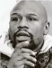  ?? Eugene Hoshiko / Associated Press ?? Boxer Floyd Mayweather joined forces with others to pay for three memorial services for George Floyd.
