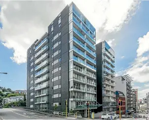  ??  ?? 9E/164 The Terrace, Wellington city, sold for $481,550.