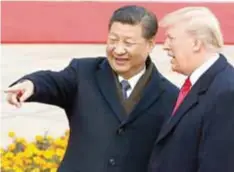  ?? | GETTY IMAGES ?? Aunque China es aliado de EU, esto podría cambiar debido a Trump.