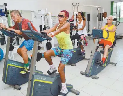  ?? DIVULGAÇÃO ?? Musculação, hidroginás­tica, dança, corrida e até pilares são oferecidos no Celti para os maiores de 55 anos