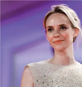  ?? (Alberto Pizzoli/AFP via Getty Images) ?? DUTCH ACTRESS Bracha van Doesburgh at the Venice Film Festival in 2019.