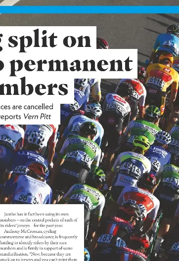 Race numbers or rider numbers? - PressReader