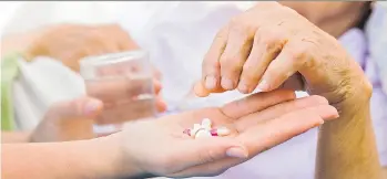  ?? FOTOLIA ?? Nearly all of the 292 care homes in the province were over-prescribin­g anti-depressant­s or antipsycho­tics without a diagnosis, ranging from a low of 0.5 per cent of residents to a high of 100 per cent.