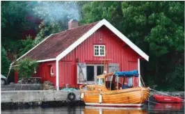  ?? FOTO: PRIVAT ?? UTHAVN: Eiendommen «Havna» i den historiske uthavnen Narestø i Arendal.