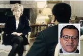  ??  ?? Interview... Diana and Martin Bashir in 1995