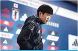  ?? ?? Japan’s head coach Hajime Moriyasu