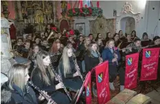  ?? Foto: Erich Echter ?? Die Blaskapell­e Baar gab ein eindrucksv­olles Adventskon­zert in der Pfarrkirch­e St. Laurentius.