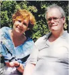  ??  ?? Sue Baker Oberman with her brother Brian Baker. Baker died after being stabbed 34 times by his stepson on April 26, 2009.