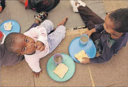  ?? Photo: Oupa Nkosi ?? Hard at work: New training for ECD educators emphasises that young children need developmen­t in many domains, both mental and physical.