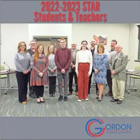  ?? Contribute­d ?? Catherine Hughes of Gordon Central High School and Stephen Kellogg of Sonoravill­e High School have been named 2023 PAGE STAR Students.