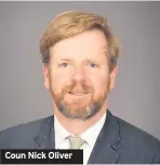  ??  ?? Coun Nick Oliver