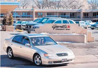  ?? EDDIE MOORE/JOURNAL ?? The State Land Office is expected to seek formal proposals for redevelopi­ng the Garrett’s Desert Inn property starting in the summer.