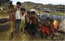  ?? DOMINIQUE FAGET/AFP/GETTY IMAGES ?? Aid agencies, which are working with Rohingya children, say they’re barely scratching the surface when it comes to improving their well-being.