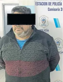  ?? COMISARÍA 1° DE CASEROS ?? Agresor. Alberto Morea (52) quedó detenido.