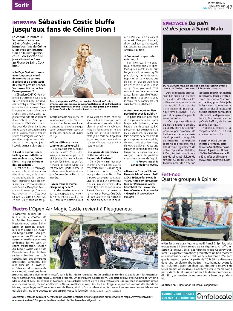 L’Open Air Magic Castle revient à Pleugueneu­c - PressReader