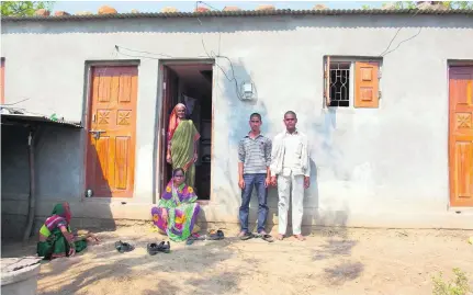  ?? Subhash Sharma for The National ?? The family of Mahakant Mali, 55, who hanged himself from a tree after life on the farm proved too much for him.