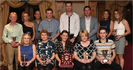  ?? Photos by Domnick Walsh ?? Tralee Bay Swimming Club and the Tralee Triathlon Club held their annual awards Dinner at the Meadowland­s Hotel, Tralee this week . Pictured are the 2016 Triathlon awards winners.