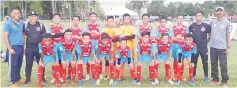  ??  ?? The Sabah/Labuan Zone Under-12 squad.