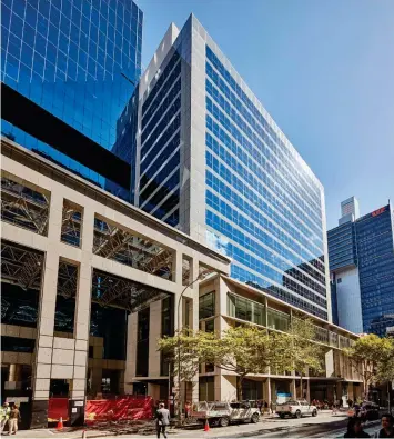  ?? REALVANTAG­E ?? RealVantag­e’s most recent investment opportunit­y was for two Grade-A office towers located in the Sydney CBD, offering returns of 6% per annum