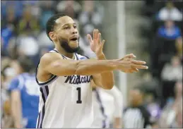  ?? AP photo ?? Guard Markquis Nowell is one of four fifth-year seniors who have led Kansas State into the Sweet 16, where the Wildcats will take on Michigan State today.