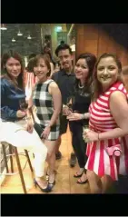  ??  ?? CHRISTINE BENEDICTO, Gretchen Uy, Neil San Pedro, Carla del Prado and Camille Lhuillier.