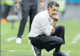  ?? FOTO: GETTY ?? Metódico Osorio sigue atento la evolución de sus jugadores ante Alemania