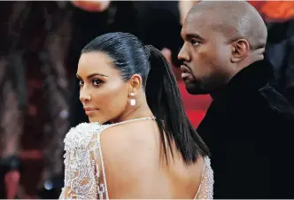  ??  ?? KIM KARDASHIAN and Kanye West are set to split R30 billion in assets in their divorce settlement.