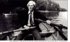  ?? COURTESY OF THE CLEVELAND MUSEUM OF NATURAL HISTORY ?? Known for his pop art, the late Andy Warhol was concerned with ecological issues, which led to the creation of his “Endangered Species” series.