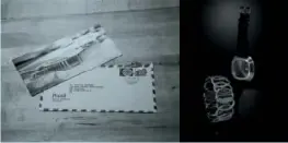  ??  ?? Piaget s’associe au musée Andy Warhol de Pittsburgh pour préserver l’héritage artistique unique de l’artiste. Ci-dessus, des photos envoyées par Yves Piaget dans leurs enveloppes originales et des montres personnell­es de l’artiste.