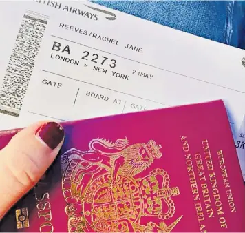  ?? ?? Tory MPS accused Rachel Reeves, the shadow chancellor, of trying to ‘pull the wool over people’s eyes’ after social media users saw, in the far right of a picture she posted, that she was travelling to New York in seat 3K, which is a BA Club World business class seat