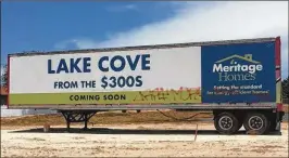  ?? KEVIN D. THOMPSON / THE PALM BEACH POST ?? Lake Cove is the first single family home community to be built in Lake Worth in more than a decade.