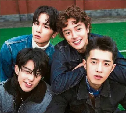  ??  ?? Hsu shared the new Meteor Garden cast photo on her Instagram. — Instagram