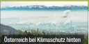  ?? ?? Österreich bei Klimaschut­z hinten