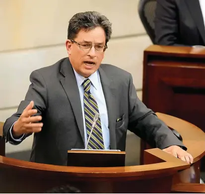  ?? FOTO ?? El ministro Carrasquil­la, estará en el Congreso explicando la Ley de Financiami­ento.