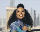  ?? Issa AlKindy / The National ?? Nomzamo Mbatha visited the South Africa Pavilion at Expo 2020 Dubai