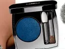  ??  ?? Chanel, $30 (chanel.com, Ombre Première Longwear Powder Eyeshadow in Blue Jean)