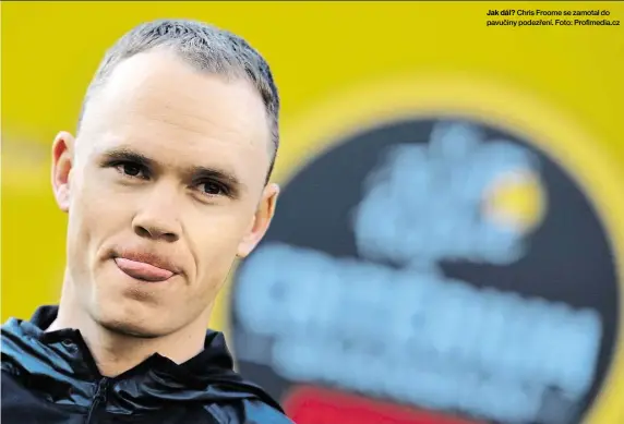  ??  ?? Jak dál? Chris Froome se zamotal do pavučiny podezření. Foto: Profimedia.cz