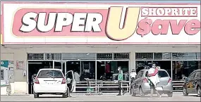  ??  ?? Yesterday, the Shoprite Super Usave in Hlatikhulu was back in business.