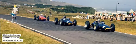  ??  ?? Ginther (leading) was joint title runner-up with Graham Hill in 1963