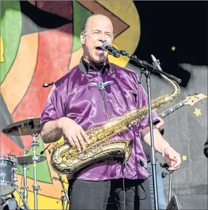  ?? THE ASSOCIATED PRESS ?? Founding member Emilio Castillo brings iconic East Bay band Tower of Power to the Fox Theater in Oakland Friday and Saturday.