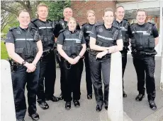  ??  ?? New posts The new Coatbridge-based local problem solving policing team