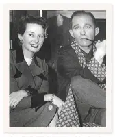  ??  ?? June Dally-Watkins meets Bing Crosby.