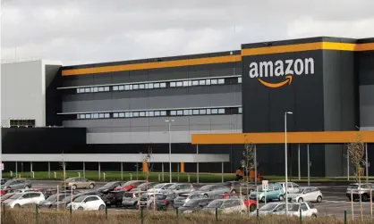  ??  ?? An Amazon centre in Brétigny-sur-Orge, south-west of Paris. Photograph: Thomas Samson/AFP/Getty Images