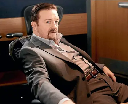  ??  ?? Twelve years after the success of The Office, Ricky Gervais returns to show how protagonis­t David Brent is adjusting to life chasing his dream of rock stardom.