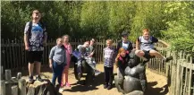  ??  ?? St. John’s pupils at Dublin Zoo.